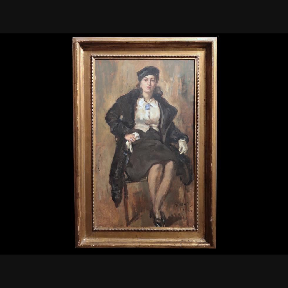 Ritratto Scrittrice Jolanda Gianoli Curti