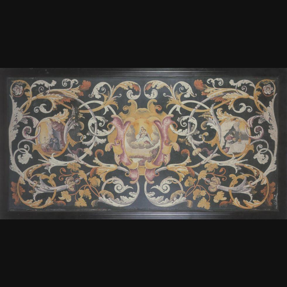 Dossale in scagliola